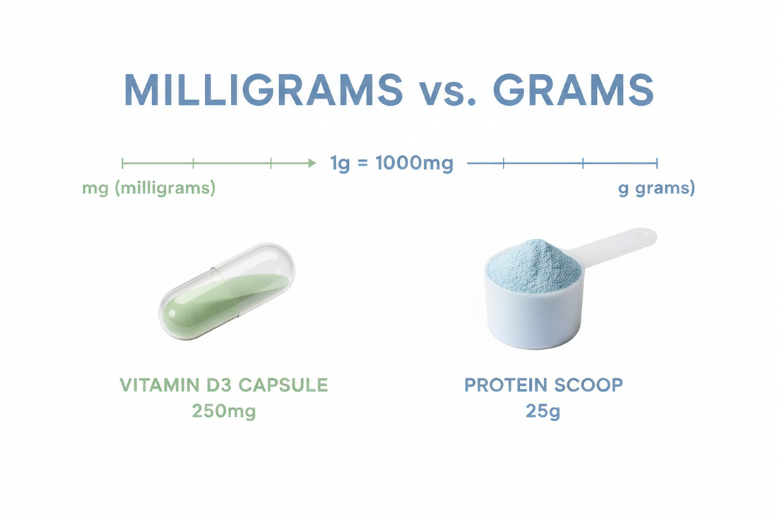 Milligrams vs Grams: Don't Be Fooled by Supplement Label Tricks