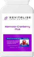 Mannose-Cranberry Plus — 90 Capsules | D-Mannose, Cranberry & Probiotic Complex