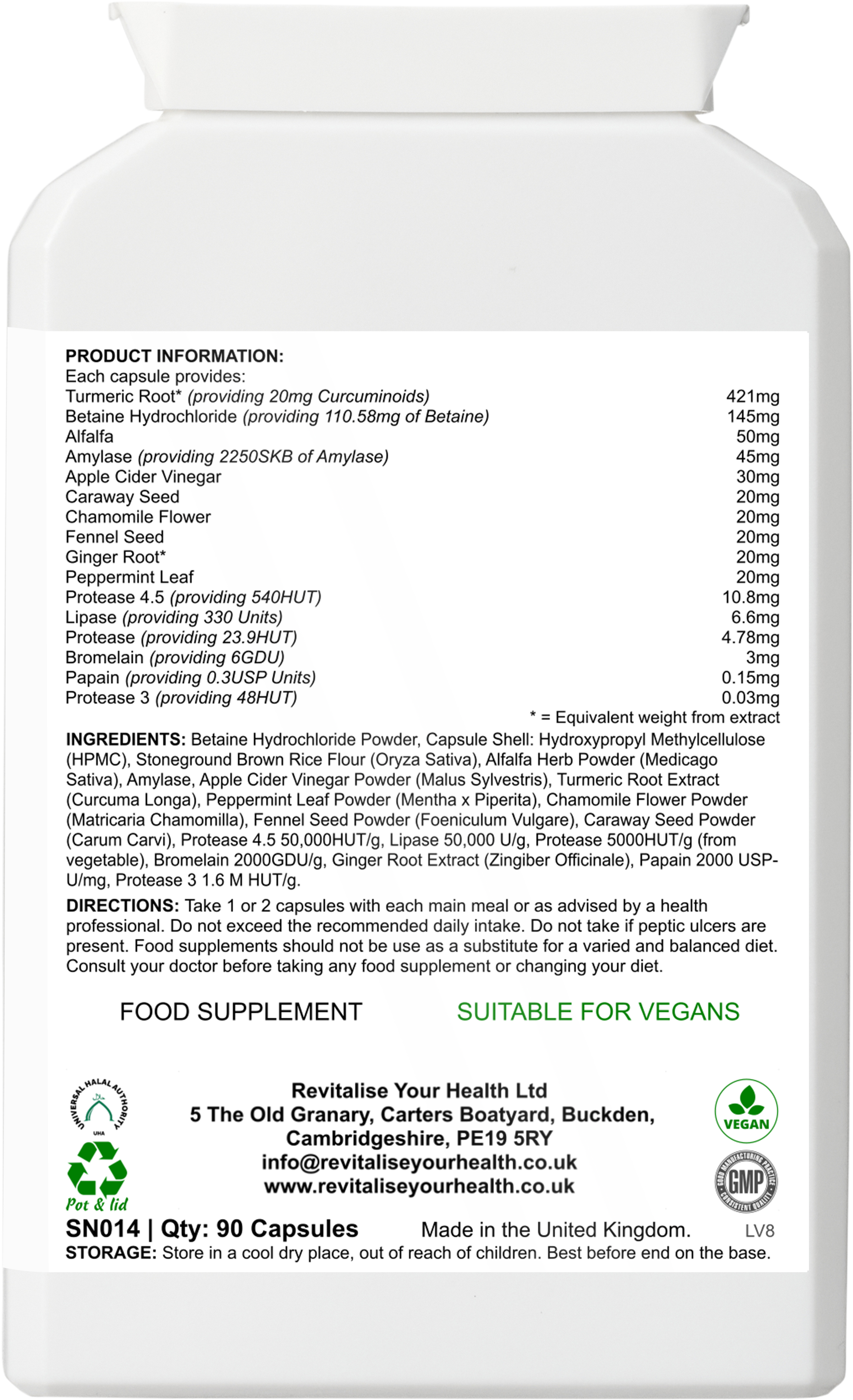 DigestiCare Plus — 90 Capsules