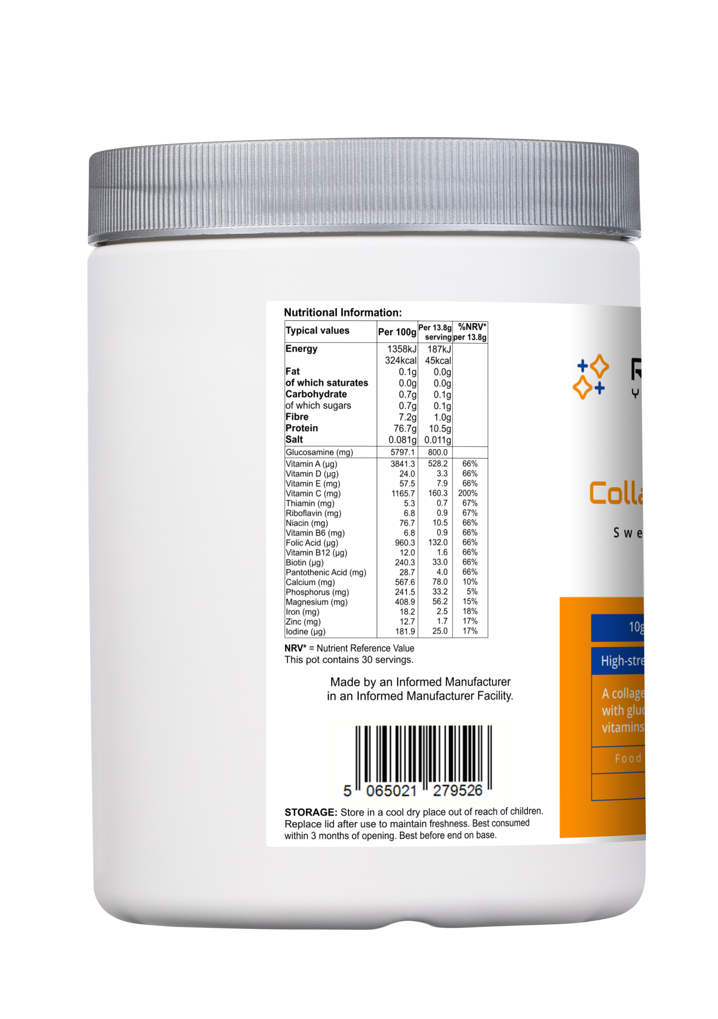 Creatine Monohydrate Powder — Strength, Power & Cellular Energy Support