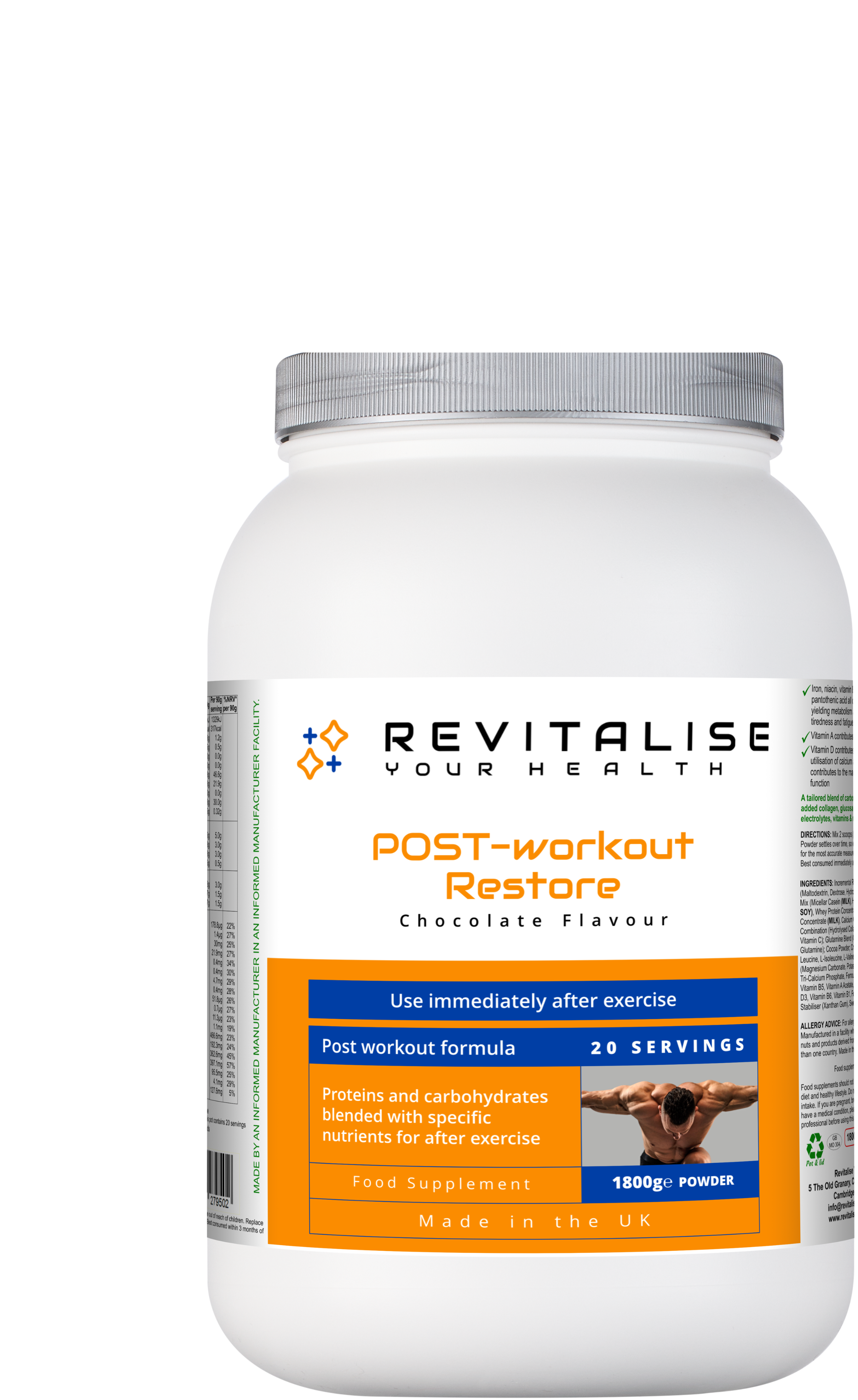 Post-WorkOut Restore — Chocolate Flavour Drink Mix